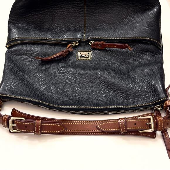 Dooney & Bourke Pebbled Leather Satchel - Picture 5 of 15